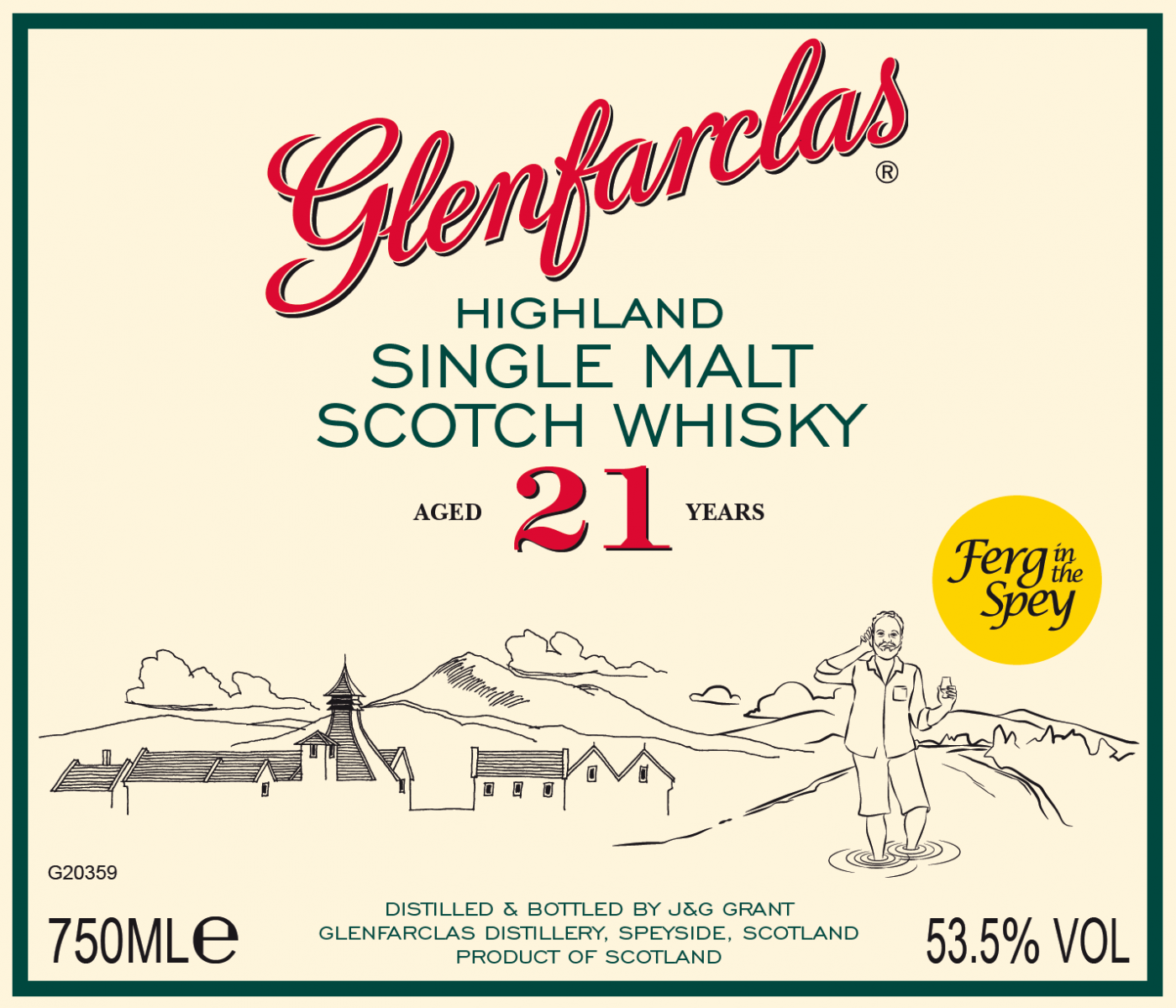 Kensington Wine Market - Glenfarclas 21 Year KWM Cask Strength